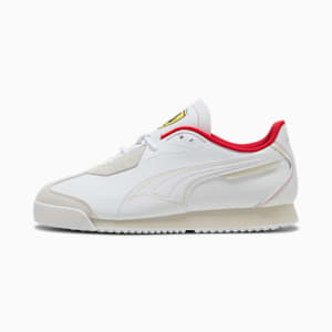 Tenis Scuderia Ferrari PUMA Roma para hombre, PUMA White, extralarge